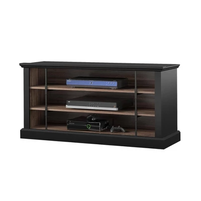Hoffman Rustic TV Stand For TVs Up To 50" Black And Walnut - Room & Joy - Image 4