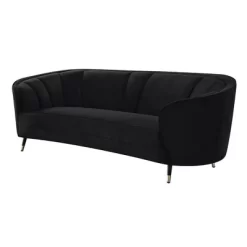 92" Achim Sofa Black Velvet - Acme Furniture