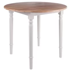 5pc Sorella Dining Table Set Natural/White - Winsome