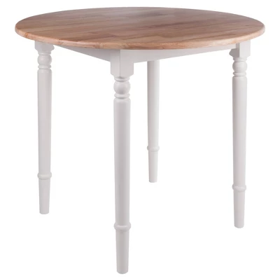 5pc Sorella Dining Table Set Natural/White - Winsome