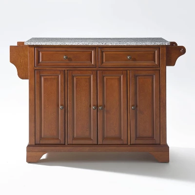 Lafayette Gray Granite Top Full Size Kitchen Island/Cart - Crosley - Image 8