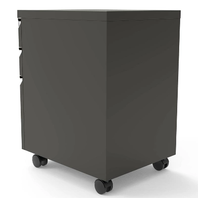 Berbrook Modern 3 Drawers Mobile File Cabinet - MiBasics - Image 2