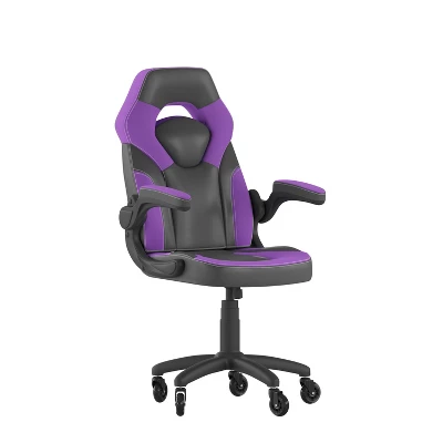 Flash Furniture X10 Gaming Chair Racing Office Computer PC Adjustable Chair With Flip-up Arms And Transparent Roller Wheels - Image 16