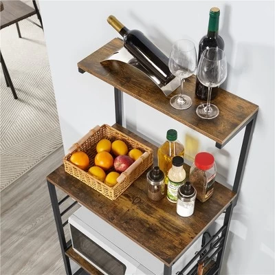 Yaheetech 50.5"H Kitchen Baker's Rack With Side Hooks - Image 5