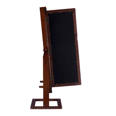 Chiara Cheval Mirror/Jewelry Wardrobe Walnut - Powell Company - Image 5