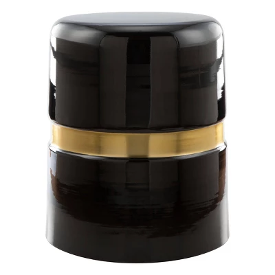 Coventry Side Table Black/Gold - ZM Home