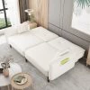 Convertible Futon Sofa Bed With Wooden Legs - ModernLuxe
