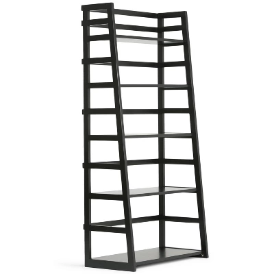 63"x30" Normandy Ladder Shelf Bookcase Farmhouse - Wyndenhall - Image 11