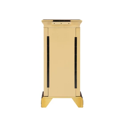 Beatrice Antique Parchment Hand Painted Jewelry Armoire - Powell Company - Image 7