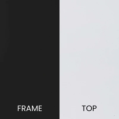 Merrick Lane Round Coffee Table Set - 3 Piece Coffee Table Set With Crisscross Frame - Coffee Table & 2 End Tables - Image 5