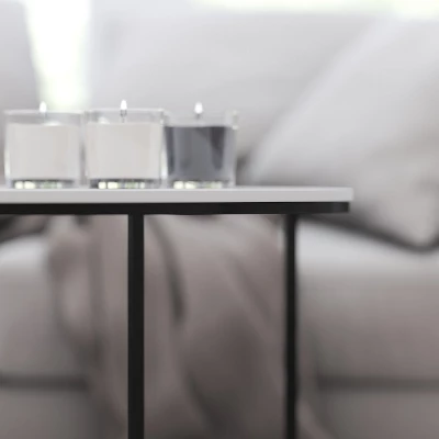 Merrick Lane Round Coffee Table Set - 3 Piece Coffee Table Set With Crisscross Frame - Coffee Table & 2 End Tables - Image 8