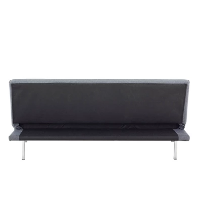 Sorenson Convertible Futon Sofa Bed Charcoal - Serta - Image 7