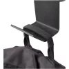 Stand Up Desk Store Clamp-On Under Desk Headphone Hanger, Backpack Hook, And Purse Holder - Black