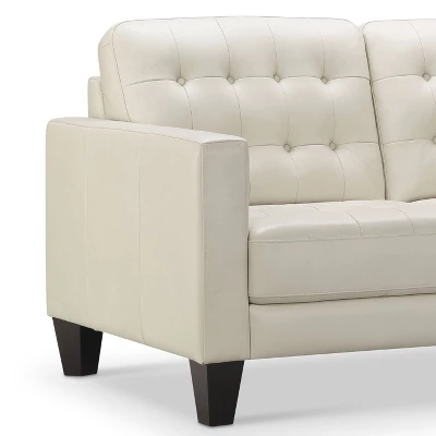 Tova Leather Sofa - Abbyson Living - Image 3