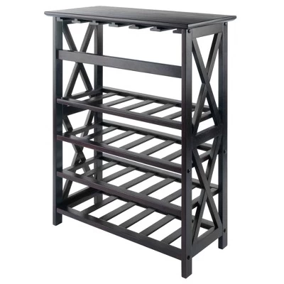 Rio 24 Bottles Wine Rack Wood/Espresso - Winsome - Image 4