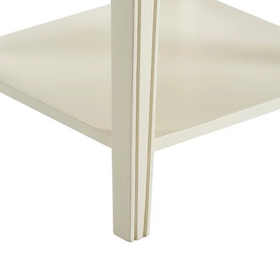 Westport Side Table Antique White - Finch - Image 4