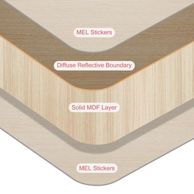 Costway Kids Writing Desk Student Study Table Height Adjustable W/Tilt Desktop - Image 9