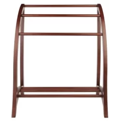 Betsy Blanket Rack - Antique Walnut - Winsome