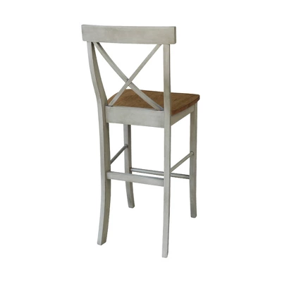 30" X Back Barstool - International Concepts - Image 4