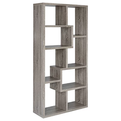 70.75" Theo 8 Shelf Bookcase - Coaster - Image 14