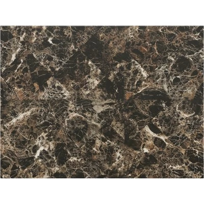 3pc Avery Faux Marble Top Metal Counter Height Dining Set Black - Inspire Q - Image 5