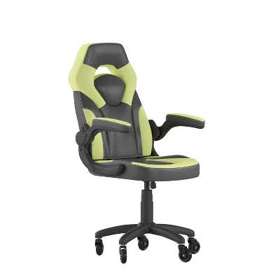 Flash Furniture X10 Gaming Chair Racing Office Computer PC Adjustable Chair With Flip-up Arms And Transparent Roller Wheels - Image 12