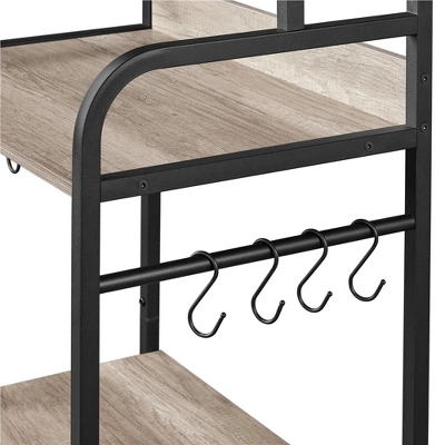 Yaheetech 59" Kitchen Storage Rack With Cabinet And Shelves - Image 4