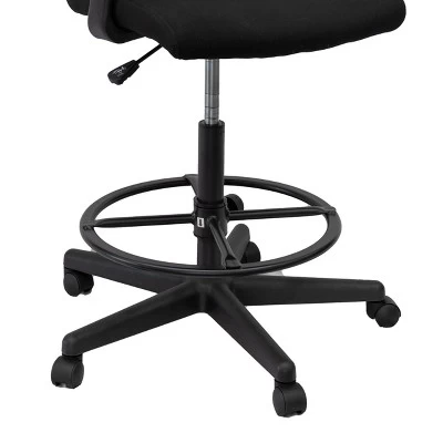 Stand Up Desk Store Sit To Stand Drafting Task Stool Chair For Standing Desks With Adjustable Footrest And Armrests - Image 2